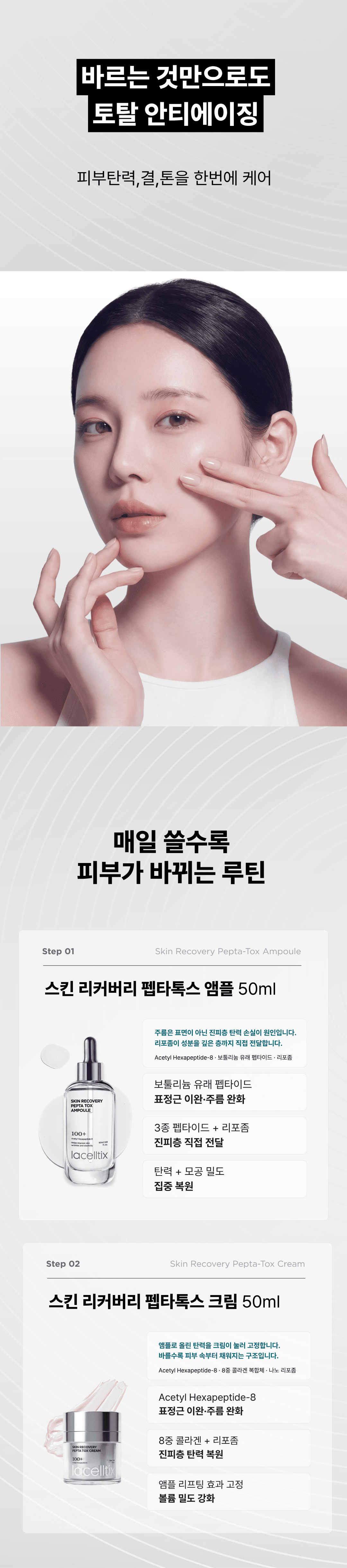 라셀틱스 스킨 리커버리 풀케어 플러스 세트 상세 이미지